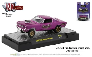 M2 Machines GS03 1966 Ford Mustang Gasser CHASE Purple 427 Fastback Coupe - Bild 1 von 5