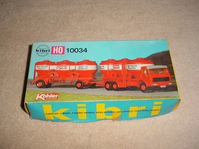 Kibri Model Kit # 10034 , TANDEM TANKER TRUCK    HO ga. - Image 1 of 2