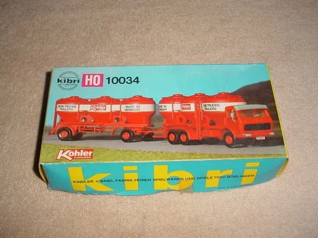 Kibri Model Kit # 10034 , TANDEM TANKER TRUCK    HO ga. - Image 1 of 2