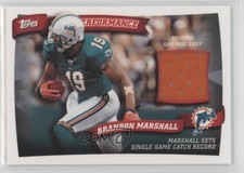 2010 Topps Peak Performance Relics Brandon Marshall #PPR-BM