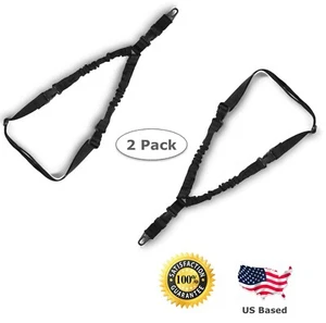🔥 One Single Point Bungee Rifle Sling Gun Sling Strap with Length Adjuster 2 PC - Picture 1 of 8