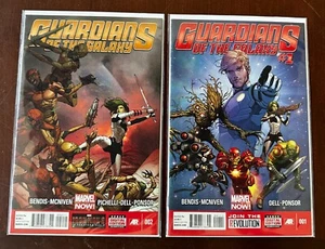 Guardians of the Galaxy #1 & 2, Bendis, Marvel Comics, Boarded, SCHÖN! - Bild 1 von 4