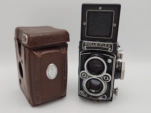 Rollei Rolleiflex 3.5E TLR Camera - Schneider Xenotar/Heidosmat 75mm F3.5 Lenses - Picture 1 of 16