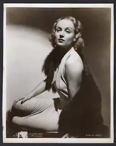 CAROLE LOMBARD sexy leggy actress ORIG PHOTO 8x10 alluring portrait - Picture 1 of 2