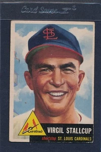 1953 Topps #180 Virgil Stallcup Cardinals Fair 53T180-41515-5 - Foto 1 di 1