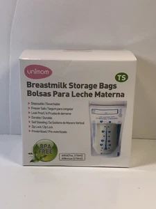 60 Breast Milk Storage Bags - Self Standing, Freezer Safe, Leak Proof Zip Top - Picture 1 of 5