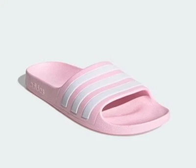 Adidas Adilette Aqua Pink KIDS Slides Junior Girls Flip Flops Sandals - Image 1 of 4