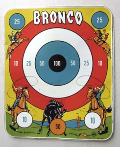 Ancienne cible métallique pour flèches magnétiques Bronco Eagle Toys Canada - Imagen 1 de 6