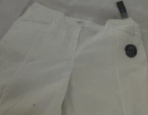 Pantalones cortos Karen Scott para mujer talla 18 blancos cintura cómoda  - Imagen 1 de 1