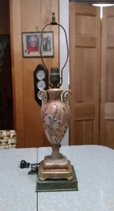 Beautiful Antique Urn Style Porcelain Table Lamp. - Picture 1 of 12