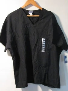 NWT Cherokee Black XL Scrub Shirt - Picture 1 of 4