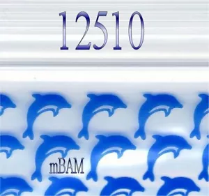 PAQUETE DE 100 DELFINES AZULES 12510 Bolsas con cremallera Apple 1.25X1.0" Mini DELFÍN - Imagen 1 de 13