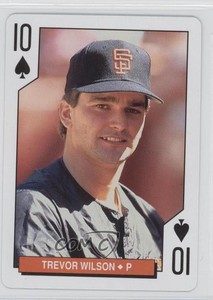 1994 Bicycle San Francisco Giants Playing Cards Box Set Trevor Wilson #10S