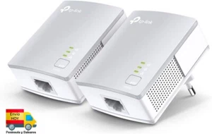 KIT EXTENSOR REPETIDOR RED 2 PLC AV600 POWERLINE 600 Mbps NO ES WIFI TP-LINK - Imagen 1 de 5