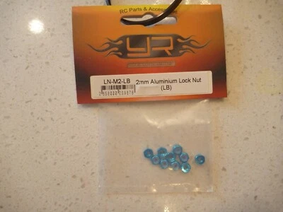 Vintage 2mm Lock Nut Blue For Losi Associated Mini Yeah Racing - Image 1 of 2