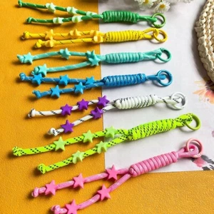 Anti-lost Keychain on The Phone Charm Colorful Keychain Lanyard - Photo 1 sur 19