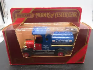 Matchbox Models Of Yesteryear - Y3 1912 Ford Model ‘T’ Mobil Oil Tanker - Picture 1 of 5