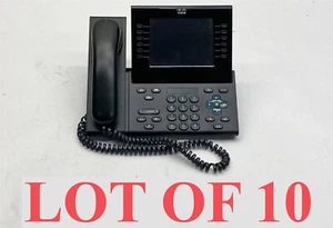 Cisco CP-9971-C-K9 6-Line Color Touchscreen USB Unified IP Phone LOT 10 - Photo 1/5