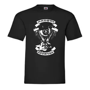 Camiseta biker rider choppers motero T shirt Basque Country men hombre - Imagen 1 de 2