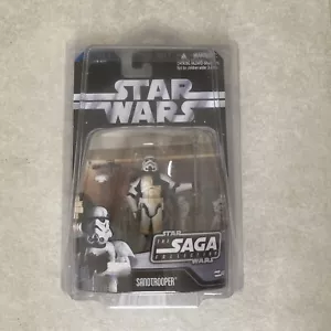 Star Wars Sandtrooper Saga Collection Action Figure New includes Star Case 2006 - Picture 1 of 4