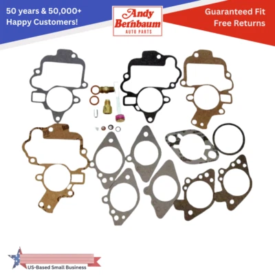 Kit de reconstrucción de carburador Plymouth Cambridge 1951 único Brl Carter con juntas Foto 1 de 4