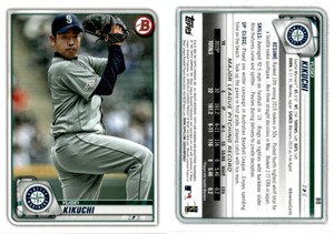 Yusei Kikuchi 2020 Bowman Baseball Card 80  Seattle Mariners