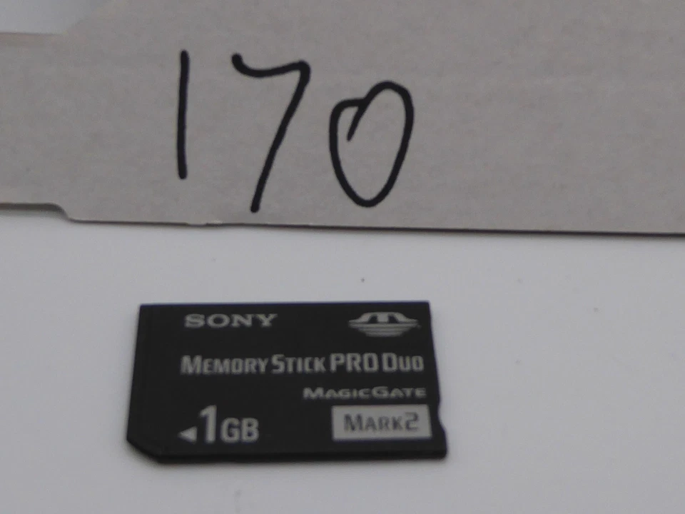 Sony Memory Stick Pro Duo 1GB Mark 2 magicgate mg - Image 1 of 1