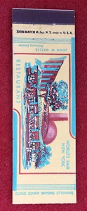 1939/40 NUEVA YORK FERIA MUNDIAL MATCHBOOK “The World Of Fashion Restaurant” mb34 - Imagen 1 de 2