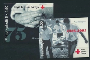 FAROE ISLANDS. 2001. Stamp Booklets Red Cross, MNH (A23-A24) - Picture 1 of 2