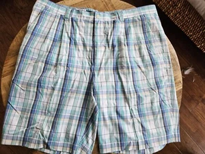 Cutter & Buck Preppy Plaid Golf Shorts Men's Size 42T - Picture 1 of 8