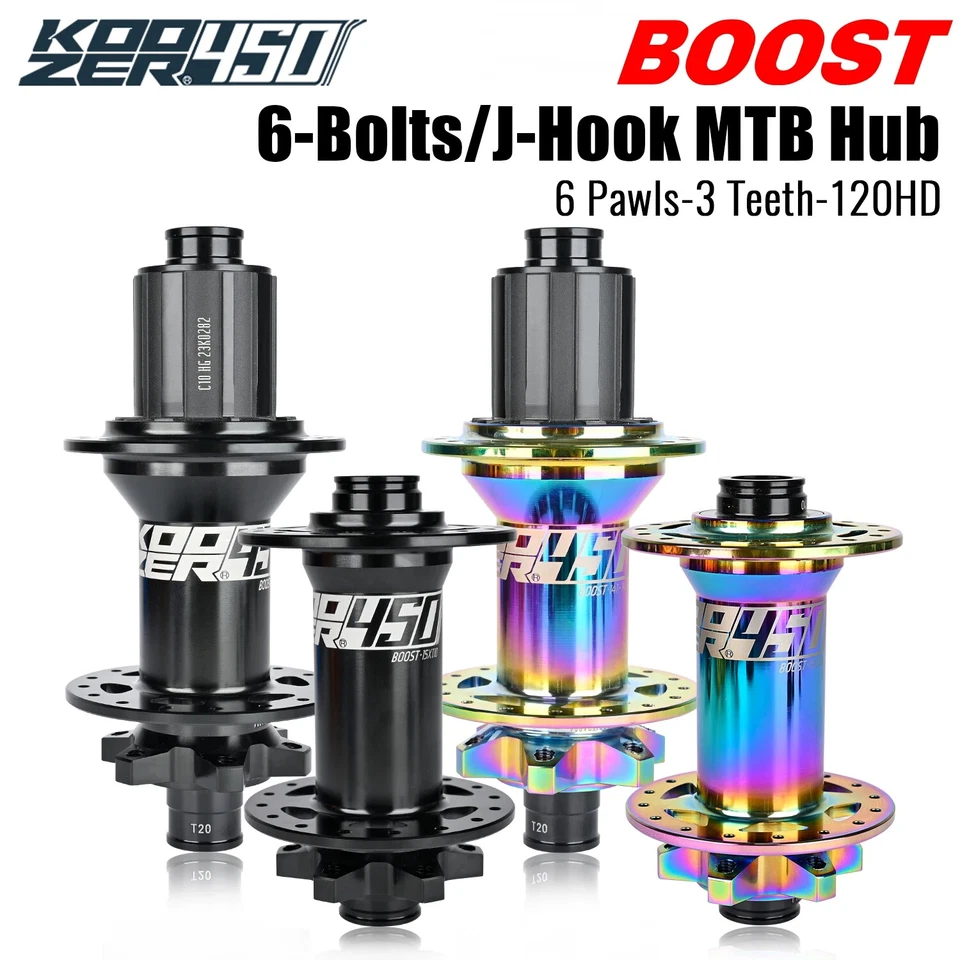 Mountain Bike Hub HG XD MS 6 Pawls Quick Release BOOST 110*15/148*12MM Hub 32H - Image 1 of 4