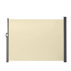 Gartenfreude Seitenmarkise ausziehbar 160 cm x 300 cm Sonnenschutz - Creme - Bild 1 von 5