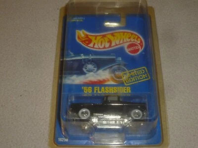 NEW HOT WHEELS  MATTEL '56 FLASHRIDER 10250 NOC 1991 LIMITED EDITION TRUCK  - Image 1 of 4