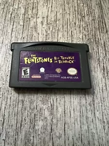 Flintstones: Big Trouble in Bedrock (Nintendo GBA, 2001) Cartridge Only! Tested - Picture 1 of 2