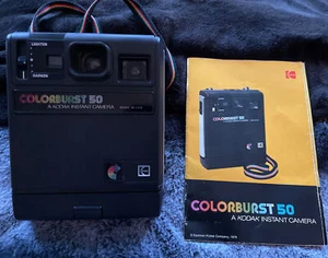 vintage colorburst 50 KODAK INSTAMATIC camera & Instructions Untested - Picture 1 of 4