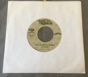 LOS YONIC'S - QUE LO SEPA EL MUNDO / EL CONQUISTADOR - 1991 MEXICAN 7" SINGLE  - Picture 1 of 3