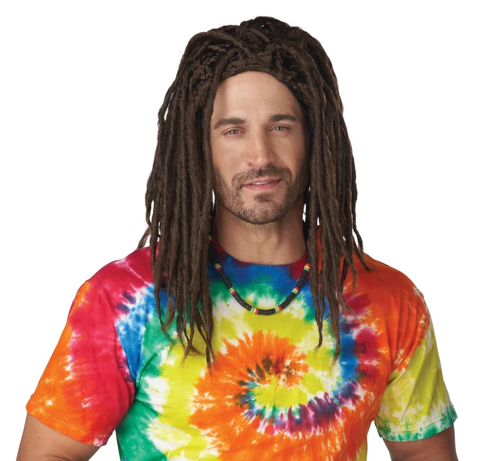 Bob Marley Island Dreadlocks Adult Costume Wig - Image 1 of 1