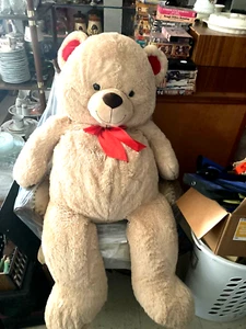 GIANT SUPER PLUSH TEDDY BEAR SUPER PLUSH ( HALF THE WEIGHT OF OTHER BEARS - Picture 1 of 5