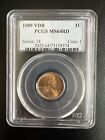 1909 VDB Lincoln Cent PCGS MS64RD