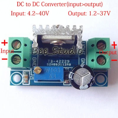 DC-DC 4.2-40V to 3.3V 5V 6V 9V 12V 24V Buck Step-down Converter Linear Regulator - Image 1 of 4