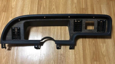 Mercury Cougar 1985-1988 velocímetro moldura tablero bisel grano madera OEM Foto 1 de 4