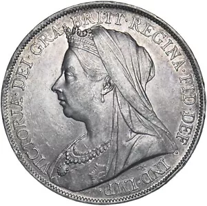 1900 LXIV Corona - Moneda de Plata Británica Victoria - Muy Bonita - Imagen 1 de 3