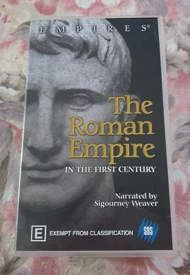 The Roman Empire In The First Century Documentary SEALED VHS Video Sigourney Wea - Image 1 of 4