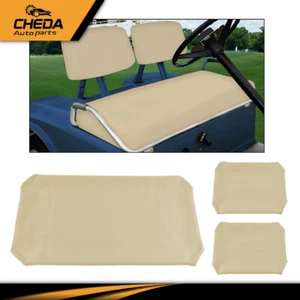 3x Club Car Front Seat Covers PU Leather Fit For 1982-2000 PRE-2000 DS Golf Cart - Picture 1 of 12
