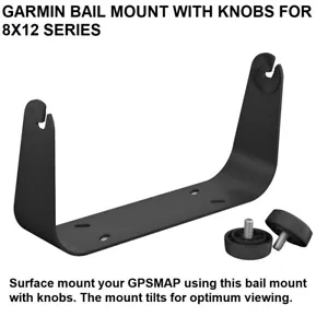 GARMIN BAIL MOUNT CON MANOPOLE PER SERIE 8X12 Montaggio Inclinazioni per una visione ottimale - Foto 1 di 8