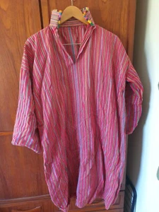Kaftan dress ethnic tunic shirt dress cotton,free shipping - Picture 1 of 6
