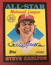 /50 STEVE CARLTON AUTO - 2023 Topps S2 - 1988 All-Star Autograph BLACK #88ASA-SC