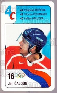 1998-99 Czech Bonaparte National Team #4C Jan Caloun