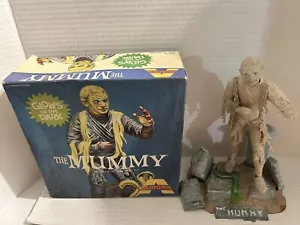 Die Mumie leuchtet im Dunkeln Modellbausatz 1972 Aurora 452 offen selten Schlange zusammengebaut - Bild 1 von 9