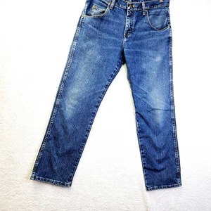 Wrangler Rugged Wear Herren 33 x 30 Jeans blau Denim Baumwolle 5 Pocket Medium Fade - Bild 1 von 12